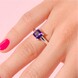 Marokkanischer Amethyst-Silberring