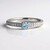 Anello in argento con Acquamarina Brasiliana