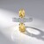 Anello in argento con Berillo Giallo