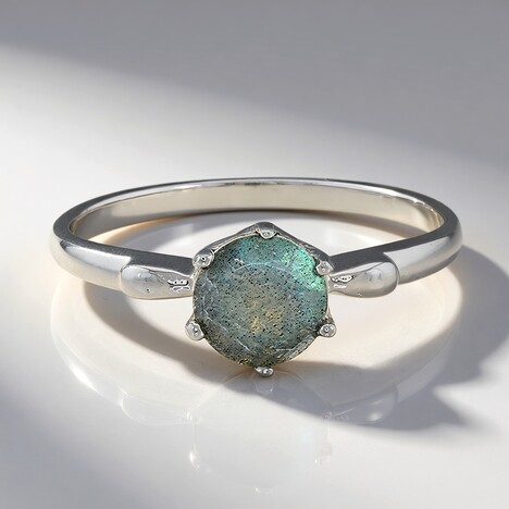 Anello in argento con Spectrolite