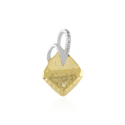 Ciondolo in argento con Topazio Bianco (MONOSONO COLLECTION)