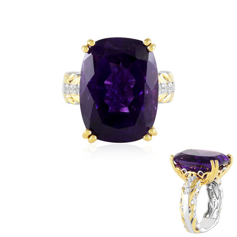 Bague en argent et Améthyste (Gems en Vogue)