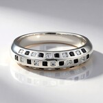 Anello in argento con Spinello Nero