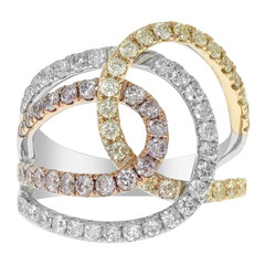 18K I1 Pink Diamond Gold Ring (CIRARI)