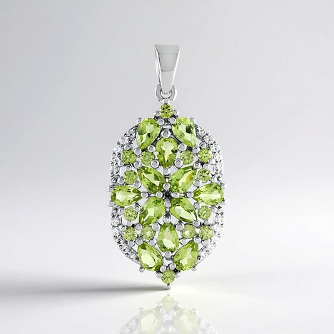 Ciondolo in argento con Peridoto