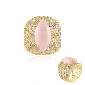 Pink Opal Silver Ring (de Melo Essence)