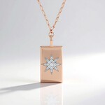 Collana in argento con Zircone (Adela Silber)