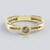 Anello in oro con Diamante Champagne I2 (de Melo Gold)