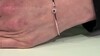 Zilveren armband met een roze zirkoon