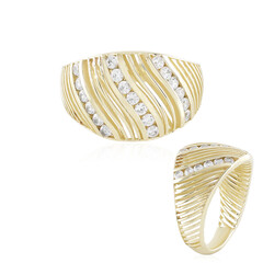 Zirkon-Goldring (Ornaments by de Melo)