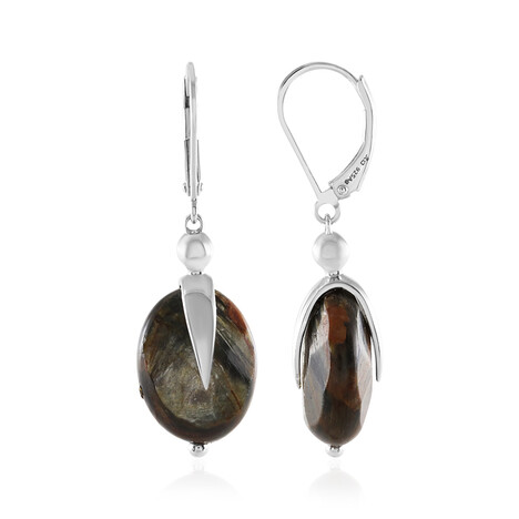 Goldener Mika-Silberohrringe