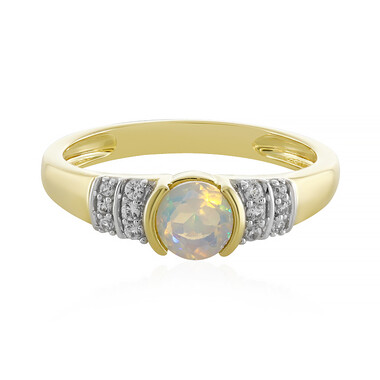 Anello in oro con Opale di Welo