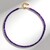 Collier en argent et Améthyste de Zambie