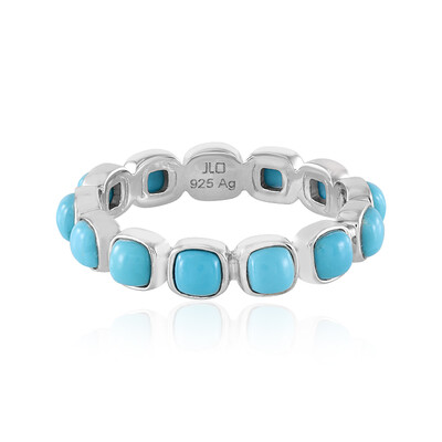 Zilveren ring met Sleeping Beauty Turkooisen