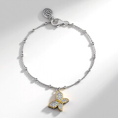 Bracciale in argento con Zircone (Dallas Prince Designs)