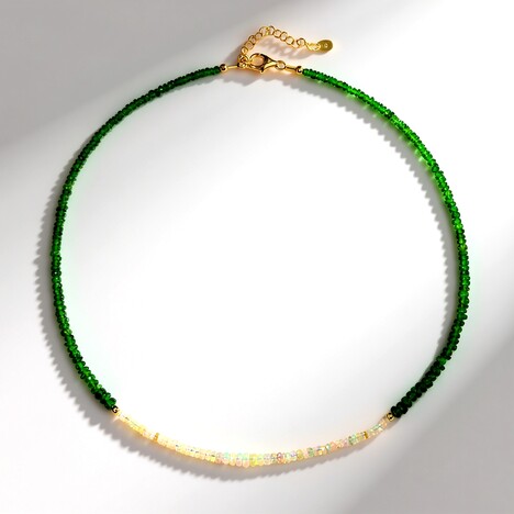 Collana in argento con Opale di Welo