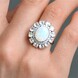 Anello in argento con Opale di Welo