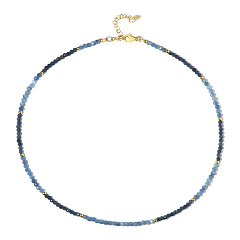 Collar en plata con Zafiro azul