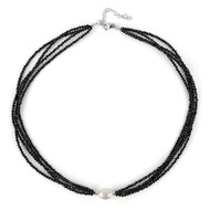 Collana in argento con Perla Akoya