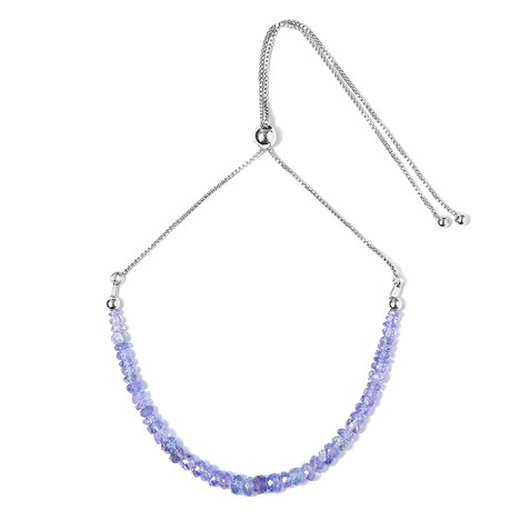 Tansanit-Silberarmband