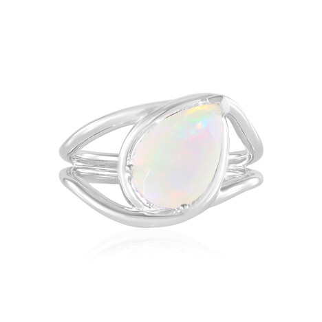 Anillo en plata con Ópalo Welo AAA (de Melo Essence)