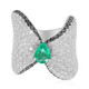 Anello in oro con Smeraldo Zambia (Nara Jewelry)