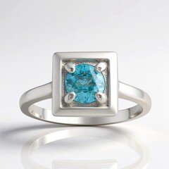 Anello in argento con Zircone Ratanakiri