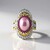 Anello in argento con Perla Mabe Rosa (Dallas Prince Designs)