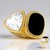 Anello in argento con Onice Nero (MONOSONO COLLECTION)