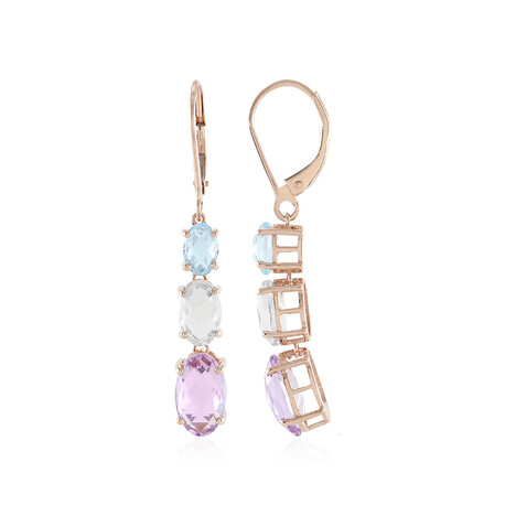 Edelstein-Goldohrringe (KM by Juwelo)