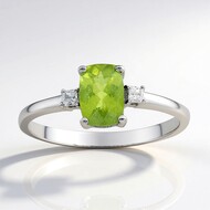 Anello in argento con Idocrasio
