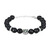 Bracelet en argent et Agate noire (Adela Silber)