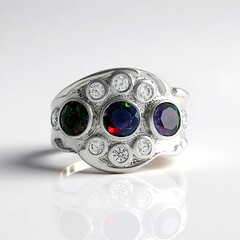 Anello in argento con Opale Mezezo (de Melo Essence)