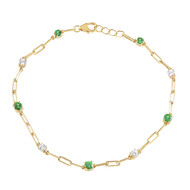 Lemshuku-Tsavorit-Silberarmband