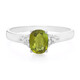 Bague en argent et Tourmaline cuprifère