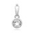Colgante en plata con Topacio blanco
