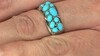 Bague en argent et Turquoise Sleeping Beauty (Faszination Türkis)