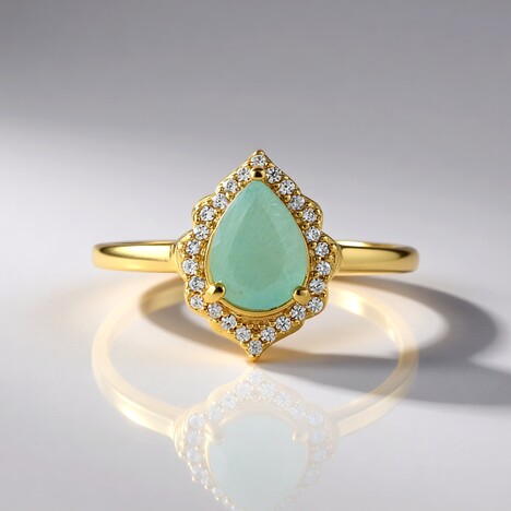Anello in argento con Grandidierite