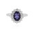 Bague en argent et Iolite
