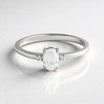 Anello in argento con Zircone