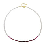 Tanzanian Ruby Silver Necklace