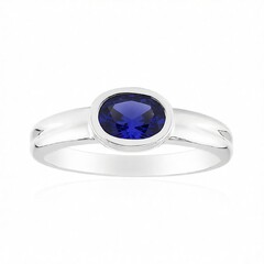 Anello in oro con Tanzanite (non riscaldata)