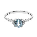 AAA-Brasilianischer Aquamarin-Goldring (CIRARI)