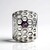 Charm in argento con Zaffiro Rosa (Annette)