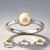 Anello in argento con Perla d'Acqua Dolce Bianca