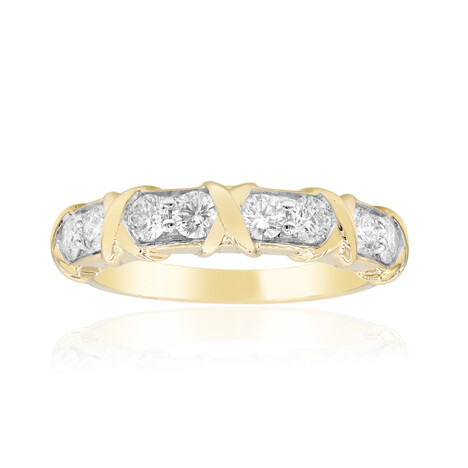 14K SI1 (G) Diamond Gold Ring (Annette)