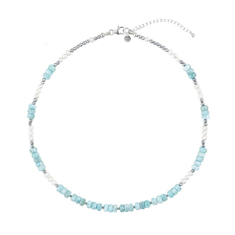 Collana in argento con Larimar