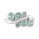 Anillo en plata con Esmeralda de Rusia (de Melo)