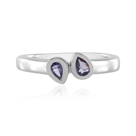 Anello in argento con Tanzanite