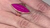 Anillo en plata con Calcedonia frambuesa